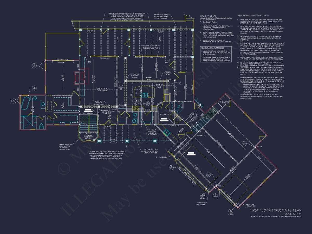 Spacious house Floor Plan with CAD Designs & Blueprints
