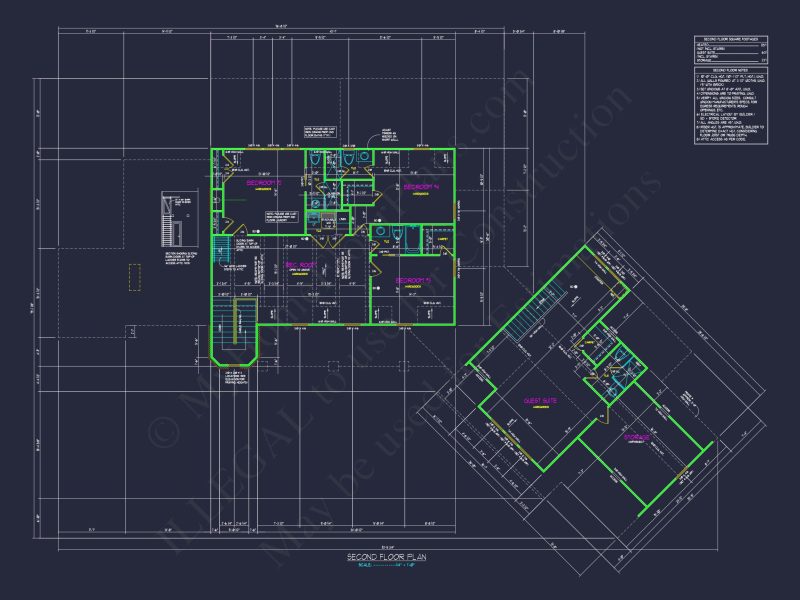 Spacious house Floor Plan with CAD Designs & Blueprints