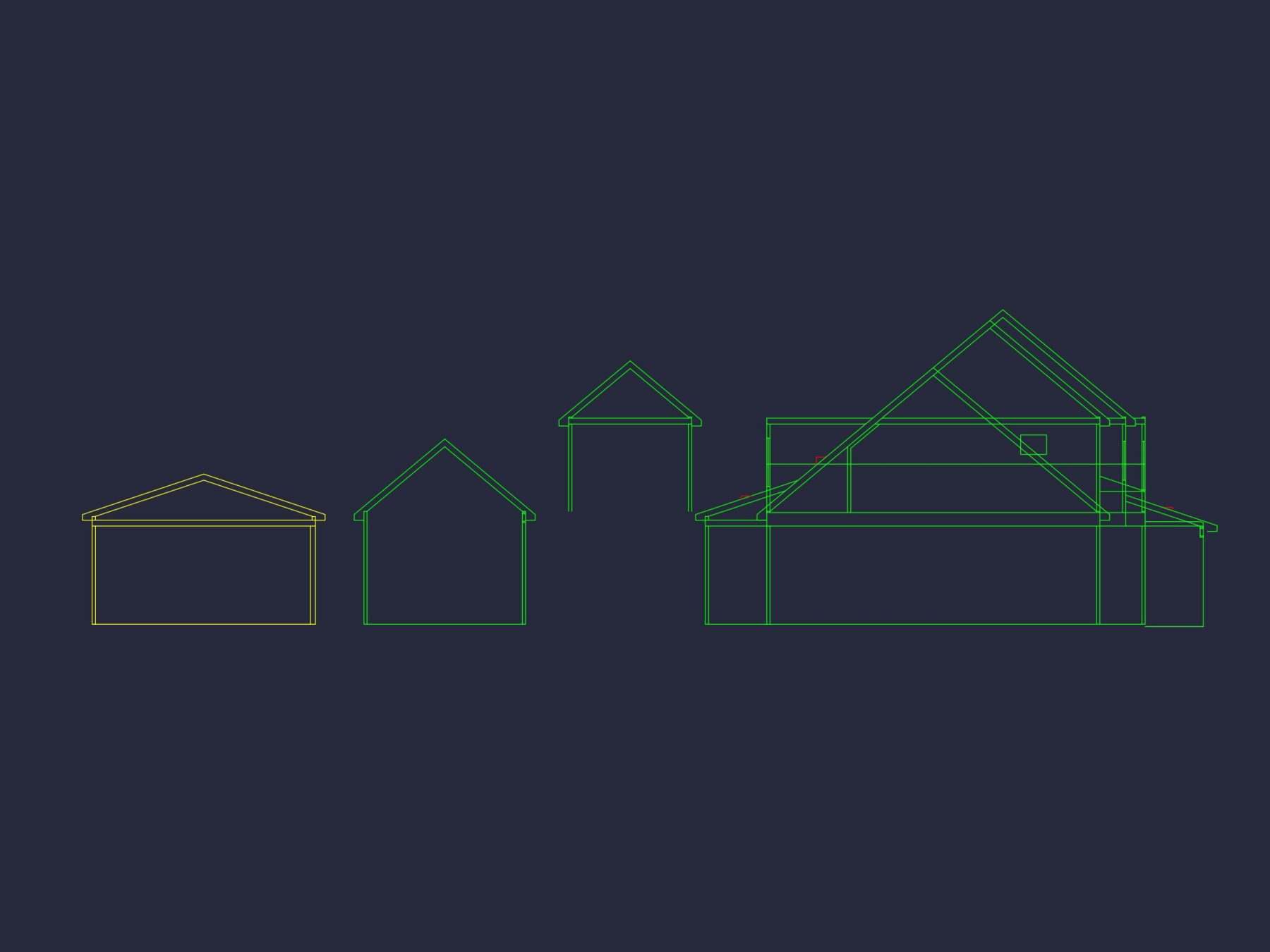 Spacious house Floor Plan with CAD Layout, Architecture Designs