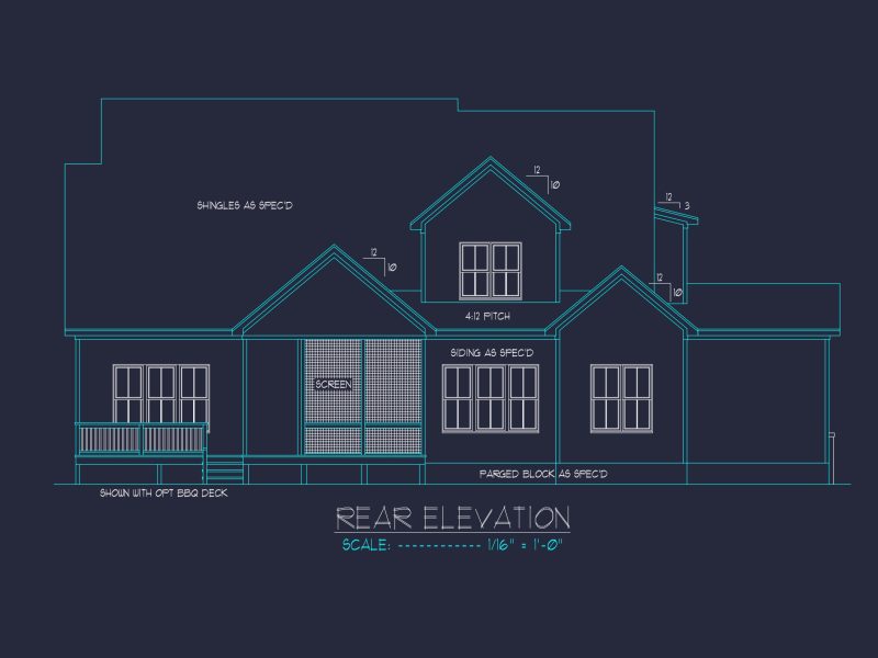 Spacious house Floor Plan with CAD Layout, Architecture Designs