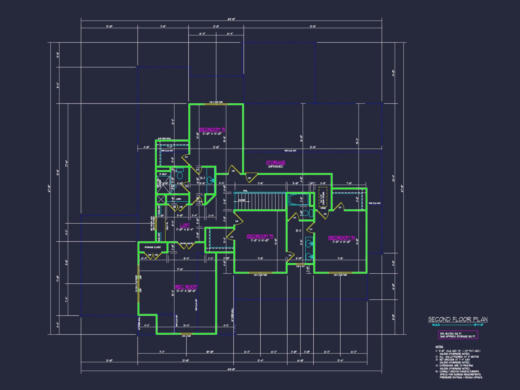 Spacious house Floor Plan with CAD Layout, Architecture Designs