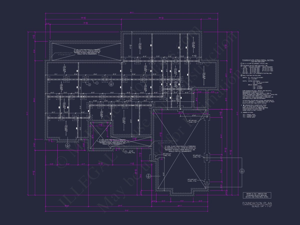 Spacious house Plan: Floor & Blueprint Designs with CAD