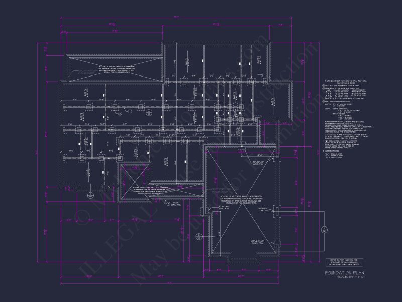 Spacious house Plan: Floor & Blueprint Designs with CAD