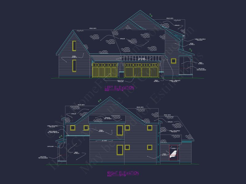 Spacious house Plan: Modern Architectural Floor Plan Designs