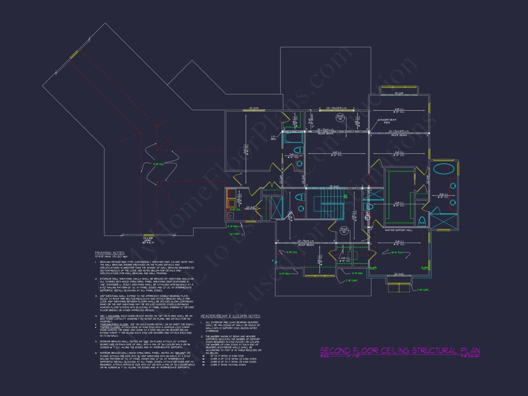 Spacious house Plan: Modern Architectural Floor Plan Designs