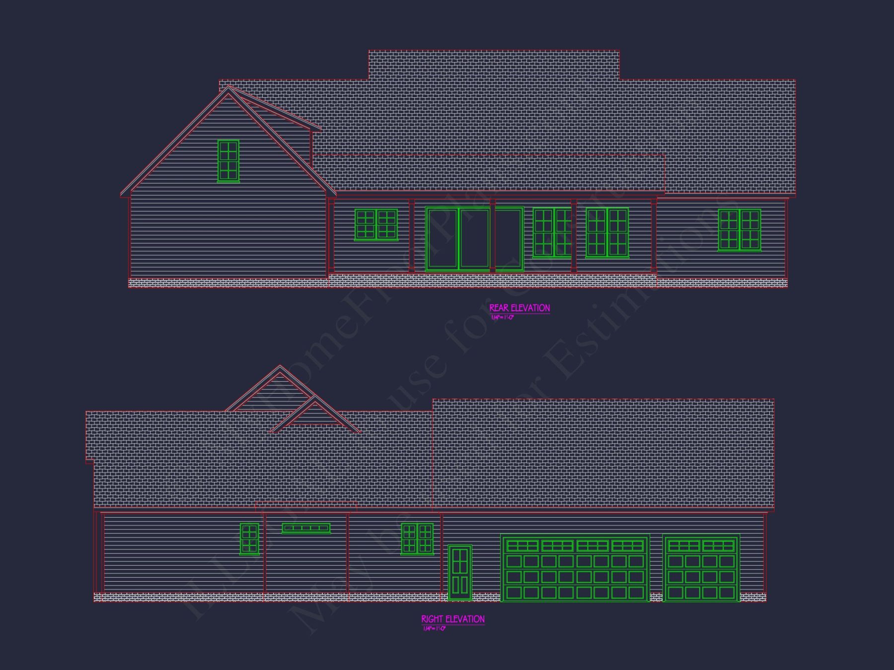 Spacious house Plan with 1.5 Floors, CAD Design & Features