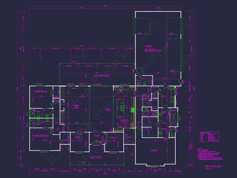 Spacious house Plan with 1.5 Floors, CAD Design & Features