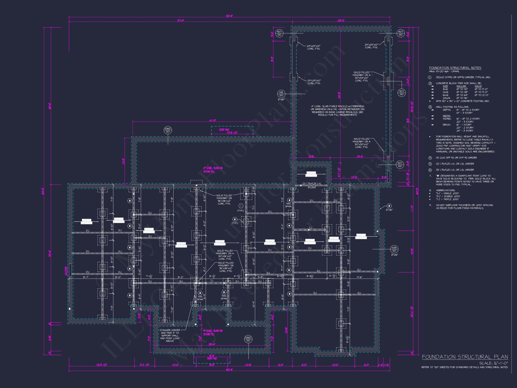 Spacious house Plan with 1.5 Floors, CAD Design & Features