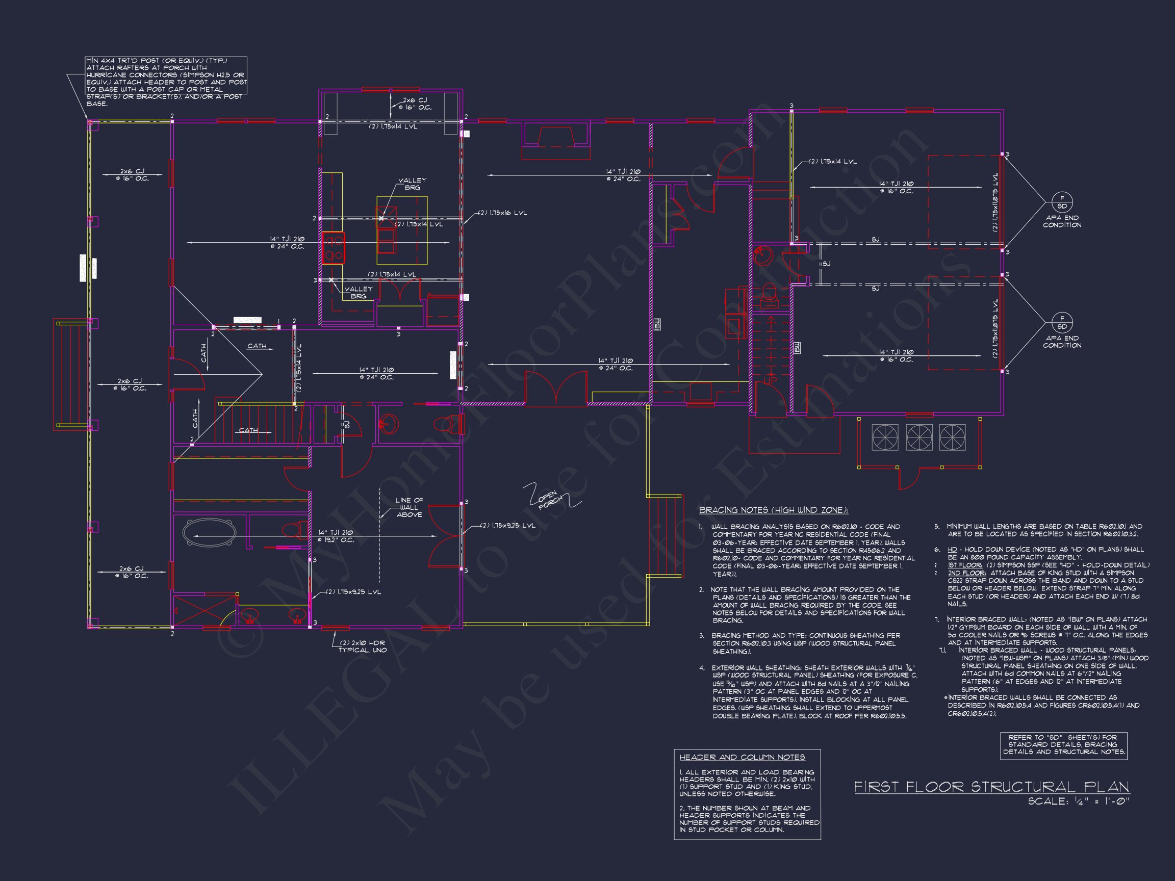 Spacious house Plan with 2 Floors,3 Bedrooms,and CAD Designs