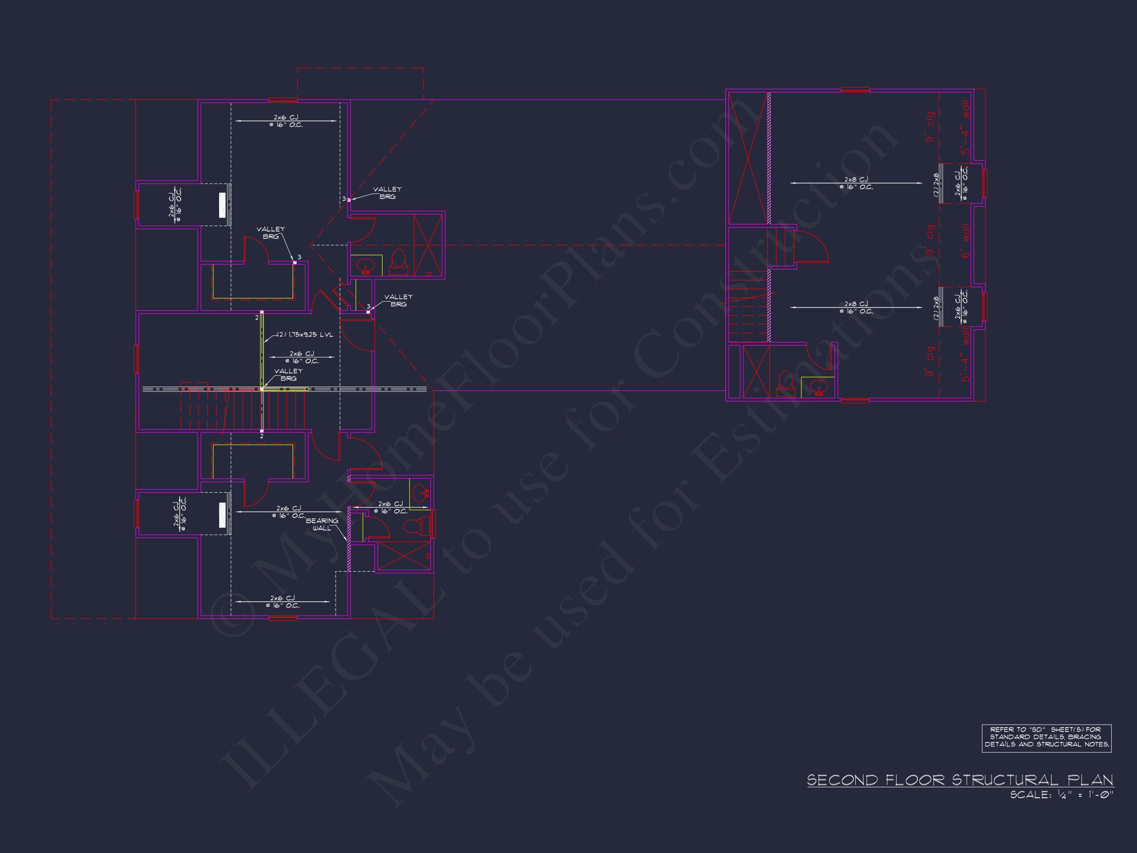 Spacious house Plan with 2 Floors,3 Bedrooms,and CAD Designs