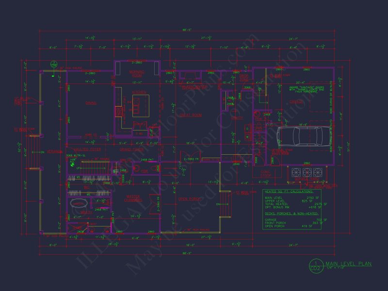 Spacious house Plan with 2 Floors, 3 Bedrooms, and CAD Designs