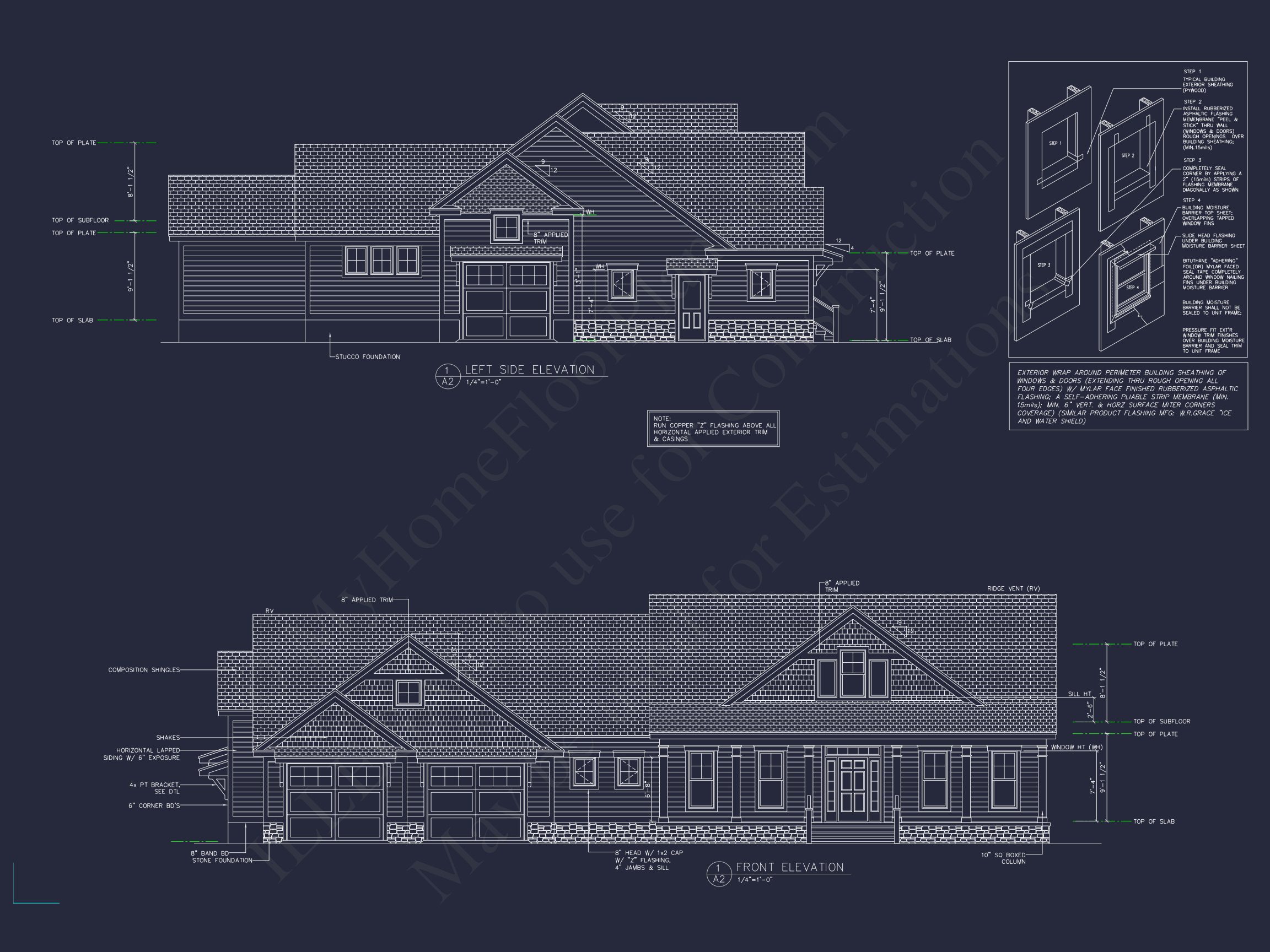 Spacious house Plan with 2 Floors,4 Beds & Craftman Style