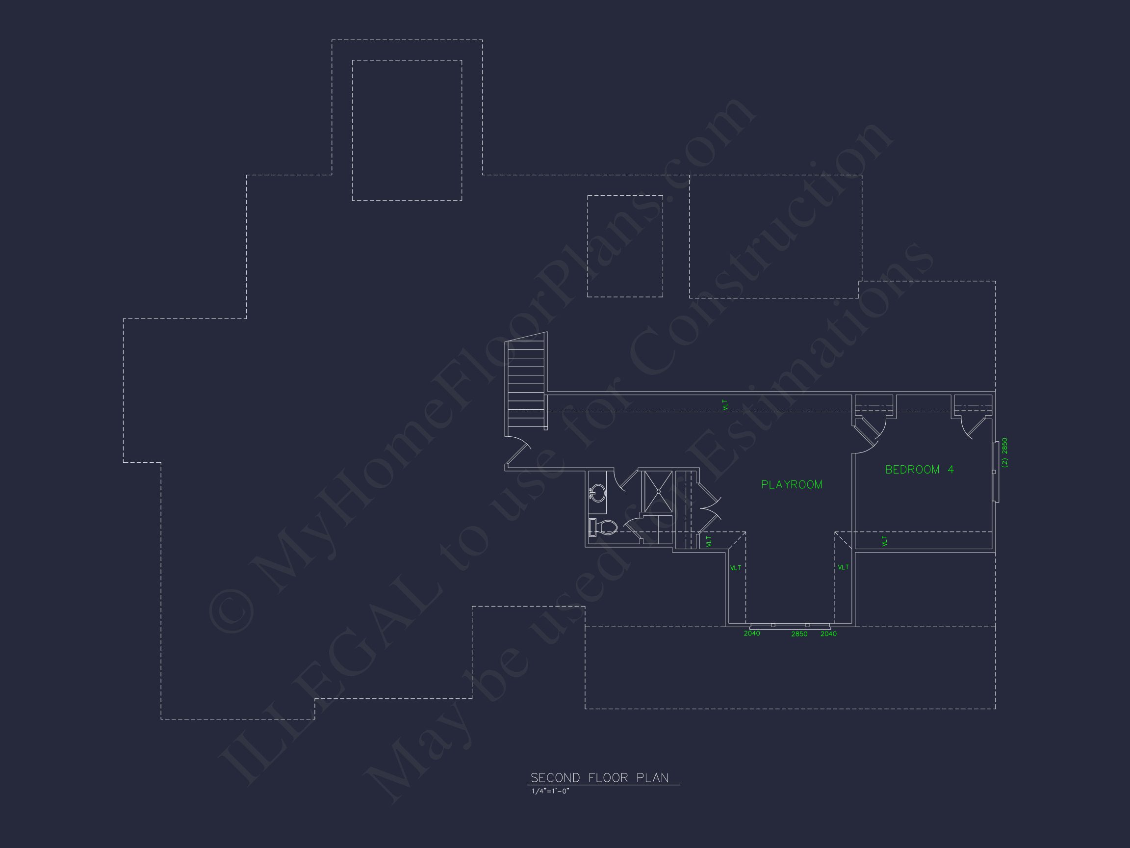 Spacious house Plan with 2 Floors,4 Beds & Craftman Style