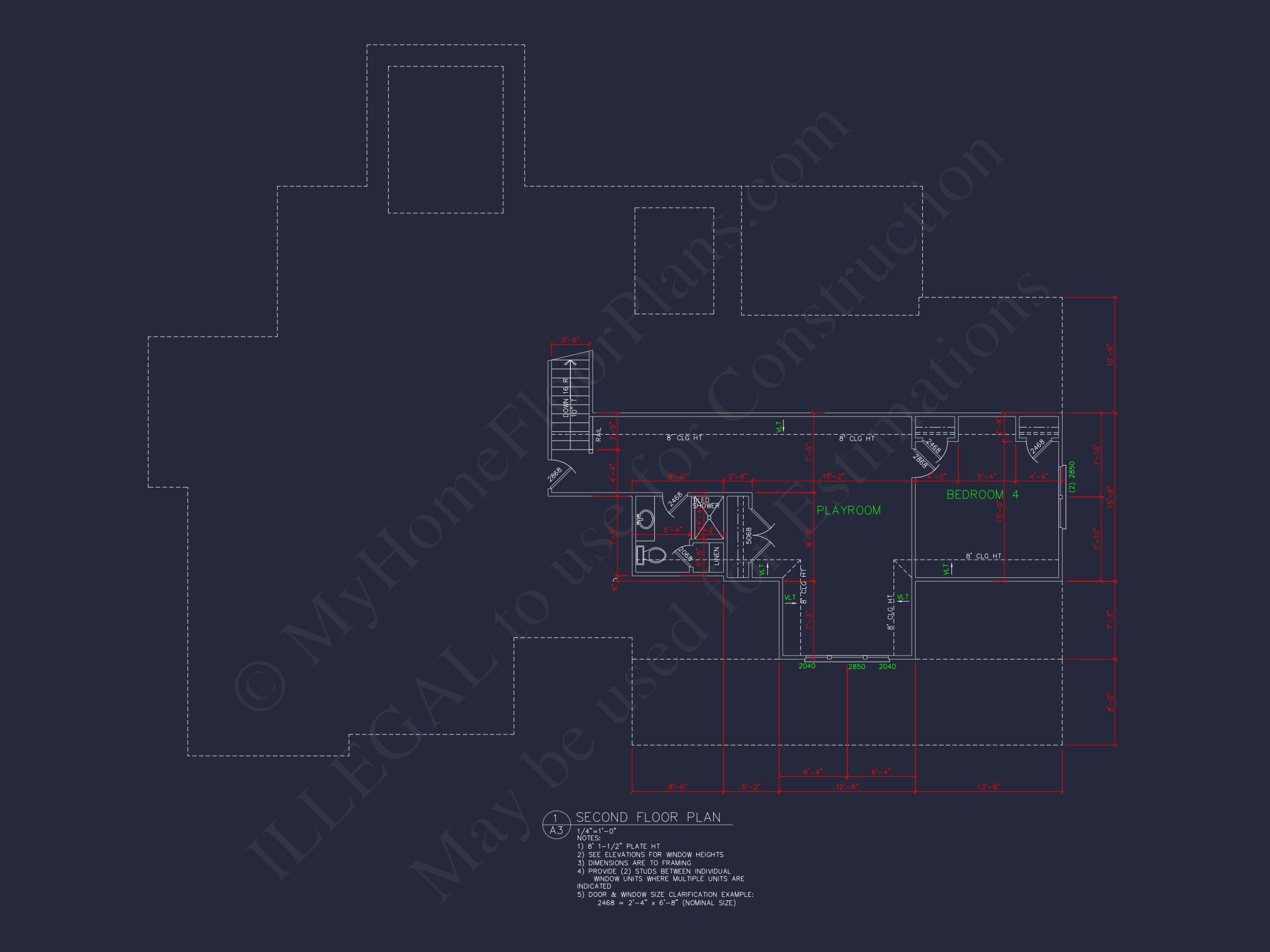 Spacious house Plan with 2 Floors,4 Beds & Craftman Style