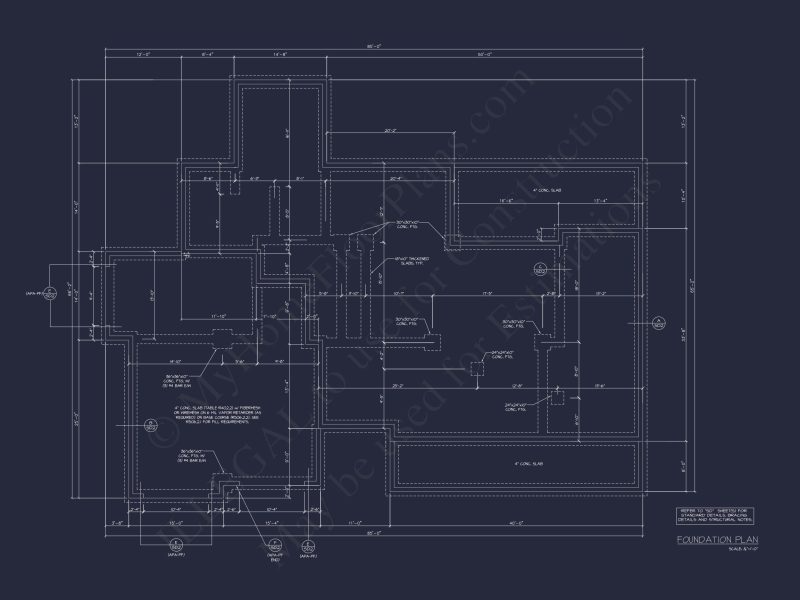 Spacious house Plan with 2 Floors, 4 Beds & Craftman Style