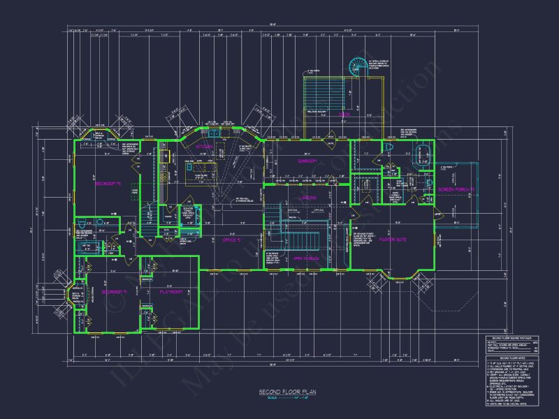 Spacious house Plan with 2 Floors, CAD Designs & Blueprint