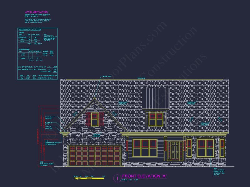 Spacious house Plan with 2-Story Design, CAD Blueprints & Features