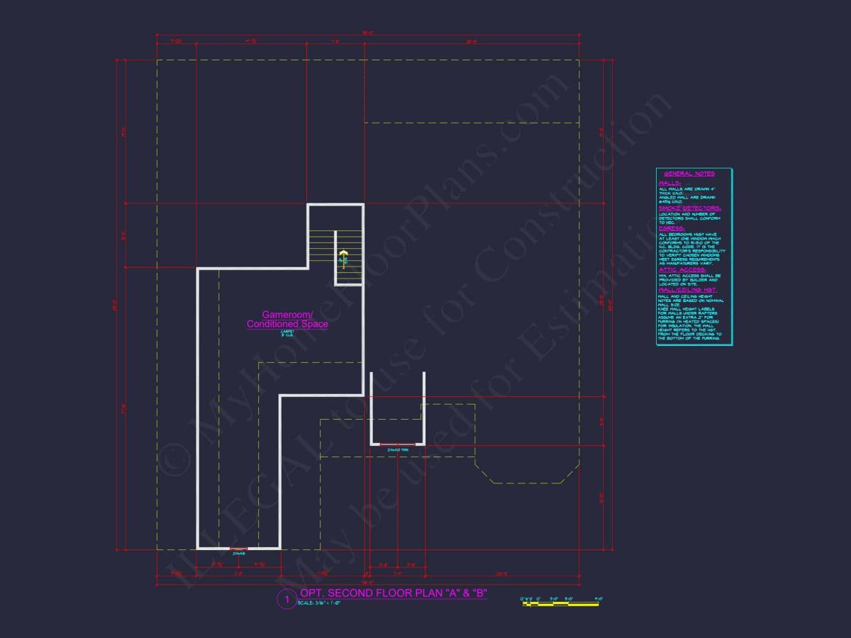 Spacious house Plan with 2-Story Design, CAD Blueprints & Features