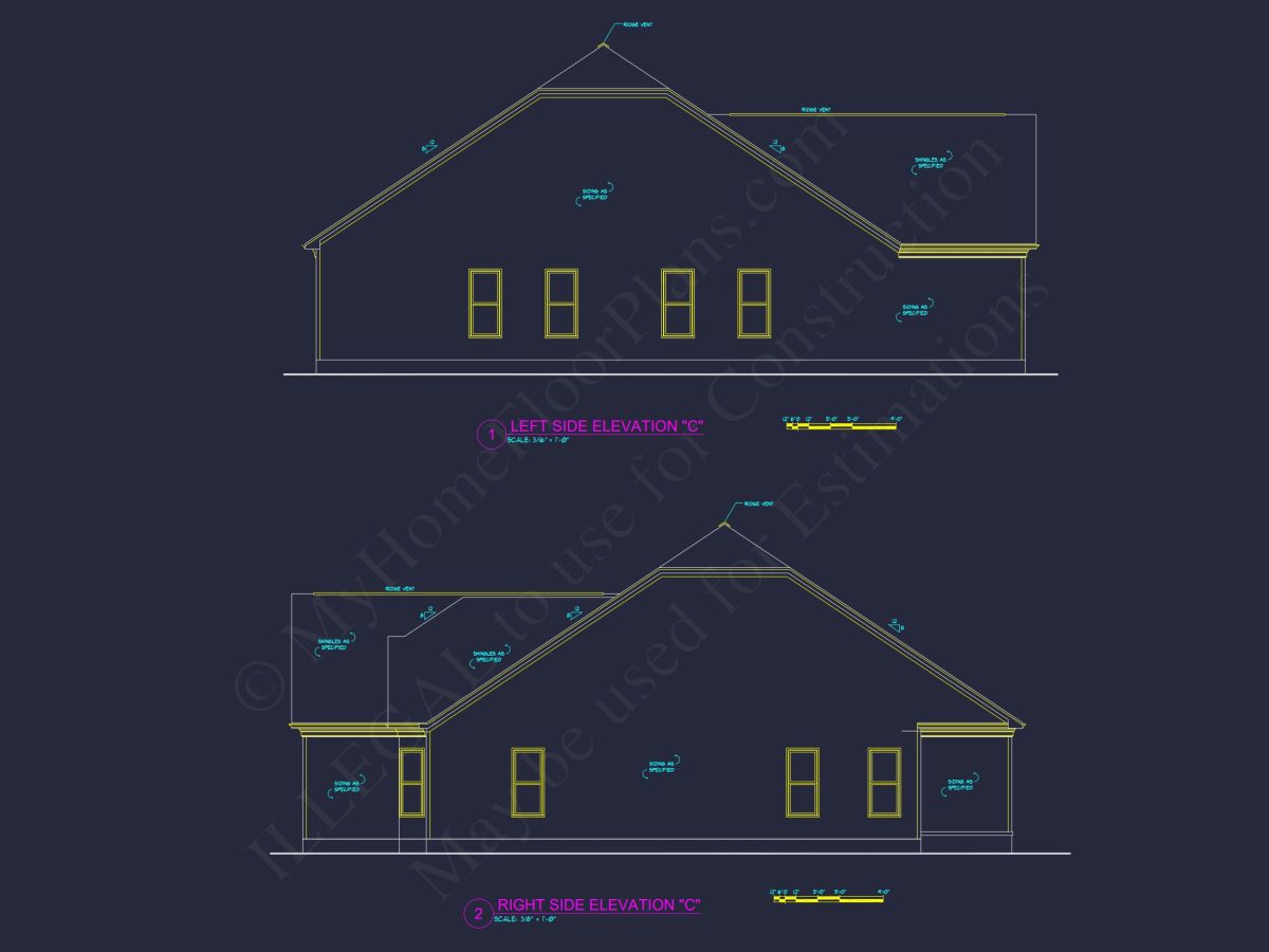 Spacious house Plan with 2-Story Design, CAD Blueprints & Features