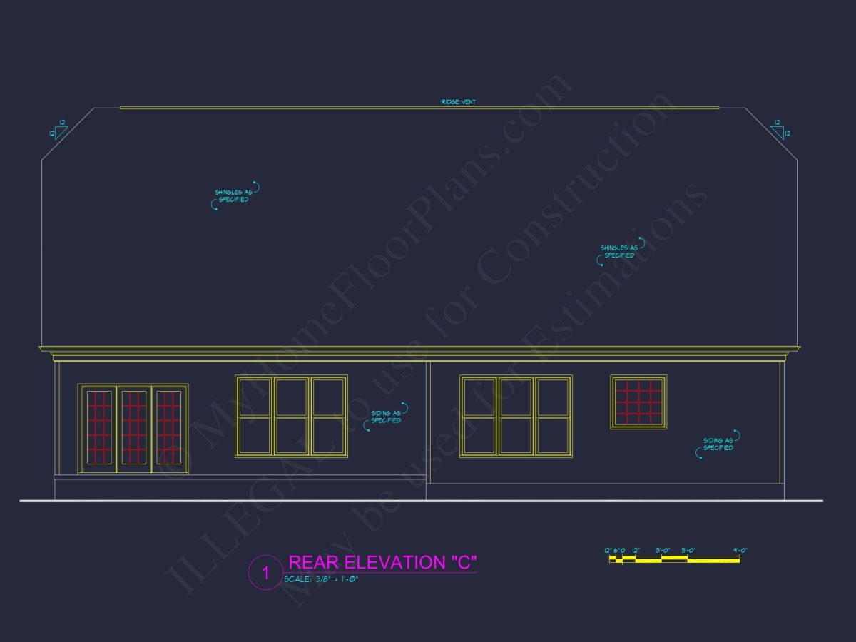 Spacious house Plan with 2-Story Design, CAD Blueprints & Features
