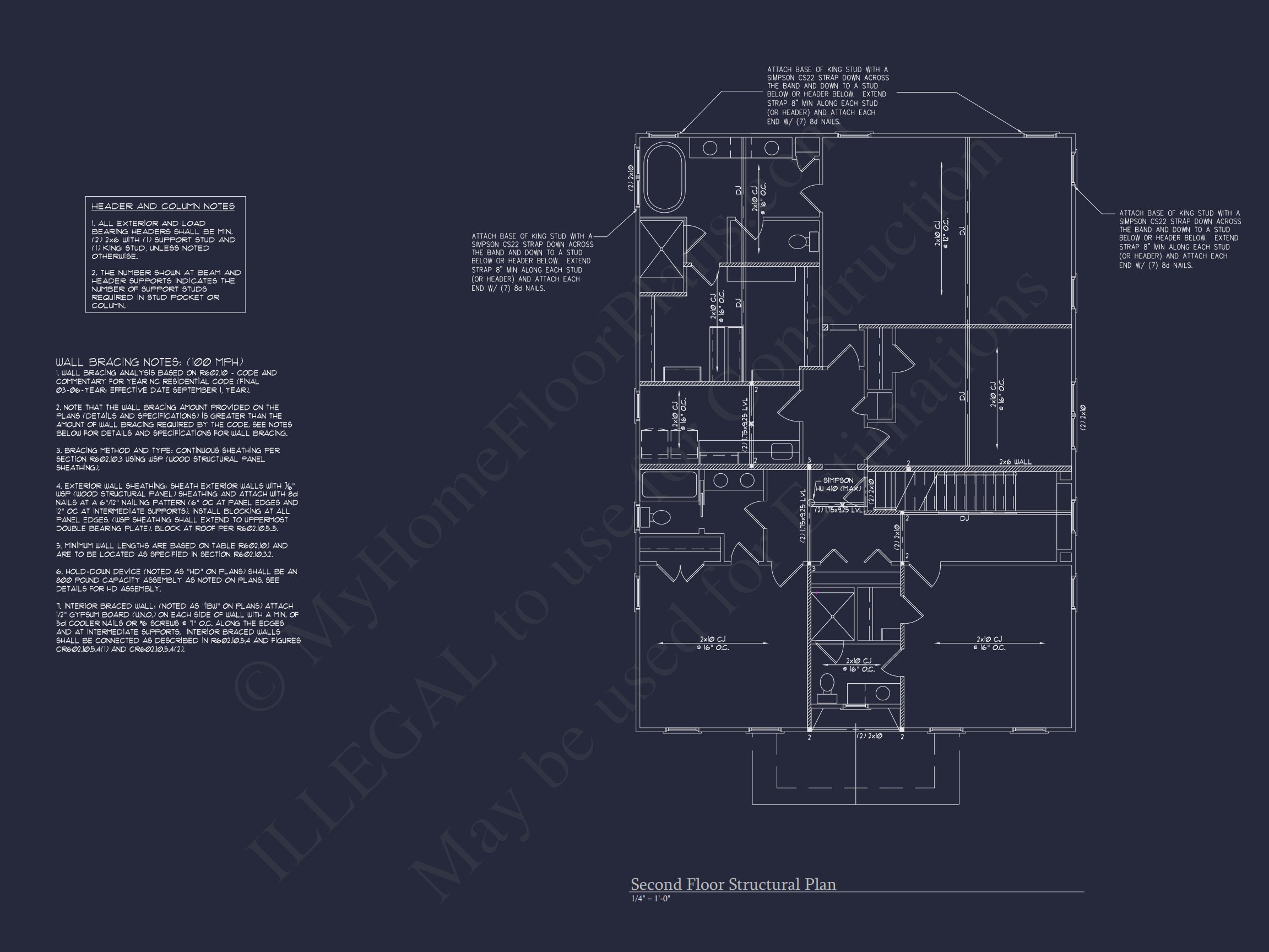 Spacious house Plan with 2.5 Floors,Detached Garage,and CAD Design