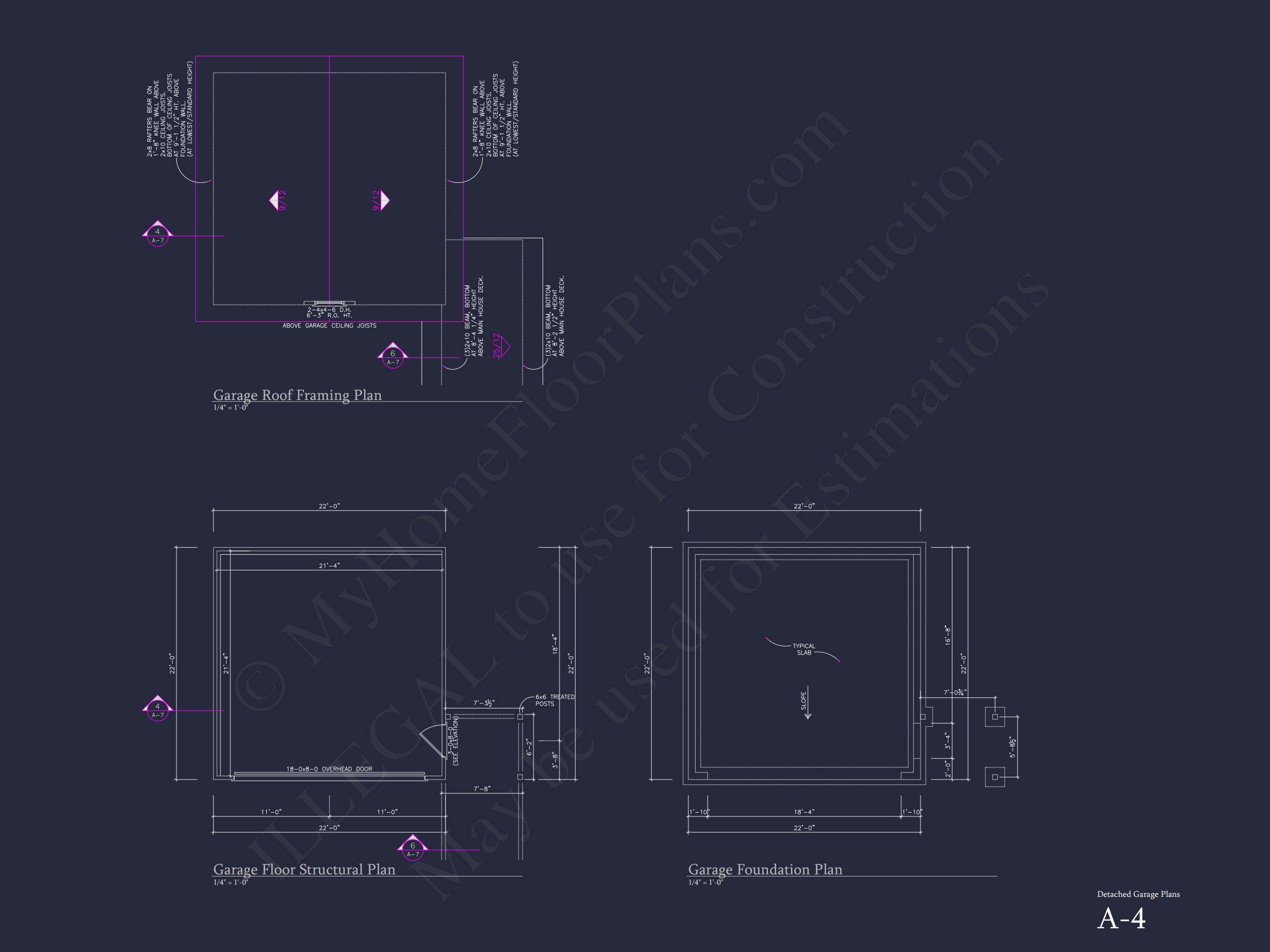 Spacious house Plan with 2.5 Floors,Detached Garage,and CAD Design