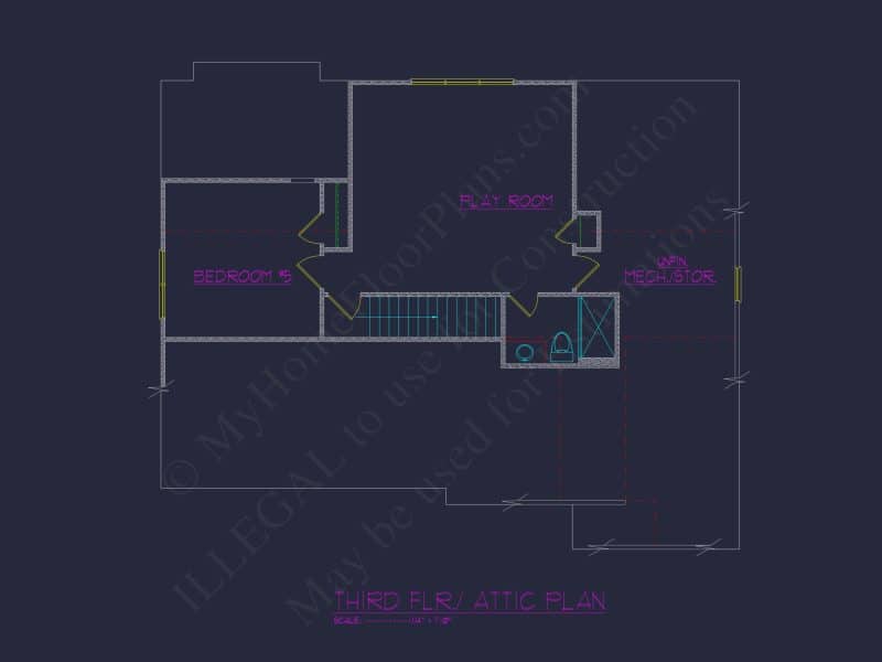 Spacious house Plan with 3D CAD Designs, Blueprint, and Floor Plans