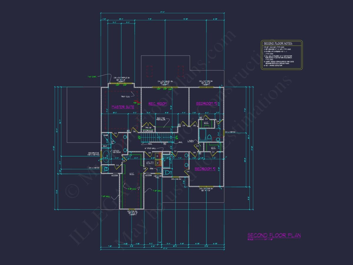 Spacious house Plan with 3D CAD Designs, Blueprint, and Floor Plans