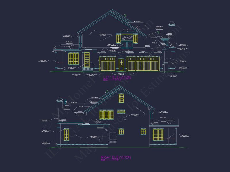 Spacious house Plan with 4 Bedrooms: Floor Plan & Designs