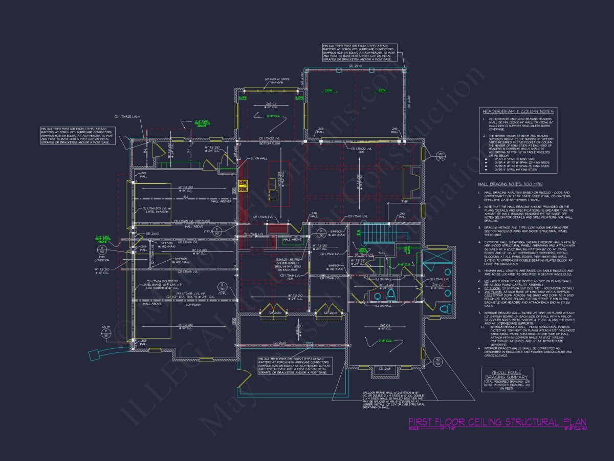Spacious house Plan with 4 Bedrooms: Floor Plan & Designs