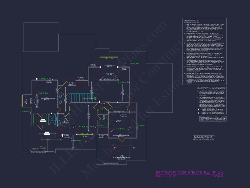 Spacious house Plan with 4 Bedrooms, CAD Designs & Blueprint