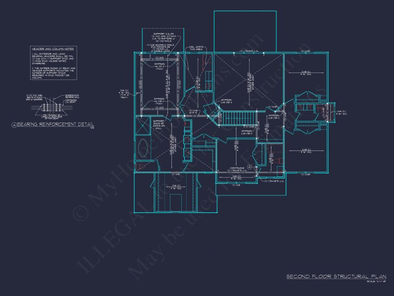 Spacious house Plan with 5 Bedrooms, CAD Blueprint Designs