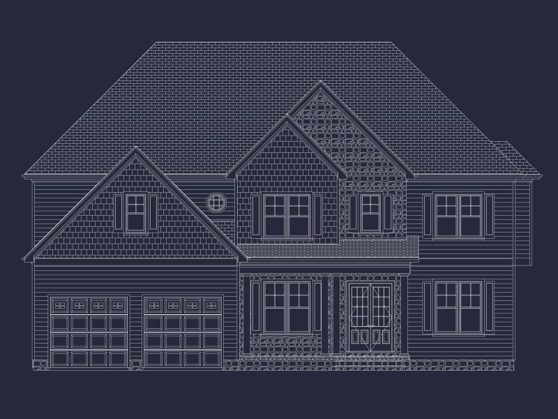 Spacious house Plan with 5 Bedrooms, CAD Blueprint Designs