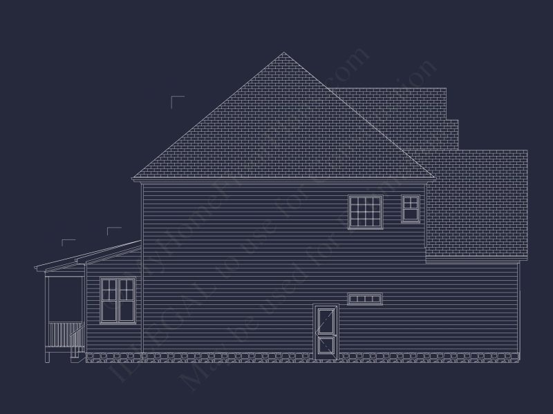 Spacious house Plan with 5 Bedrooms, CAD Blueprint Designs