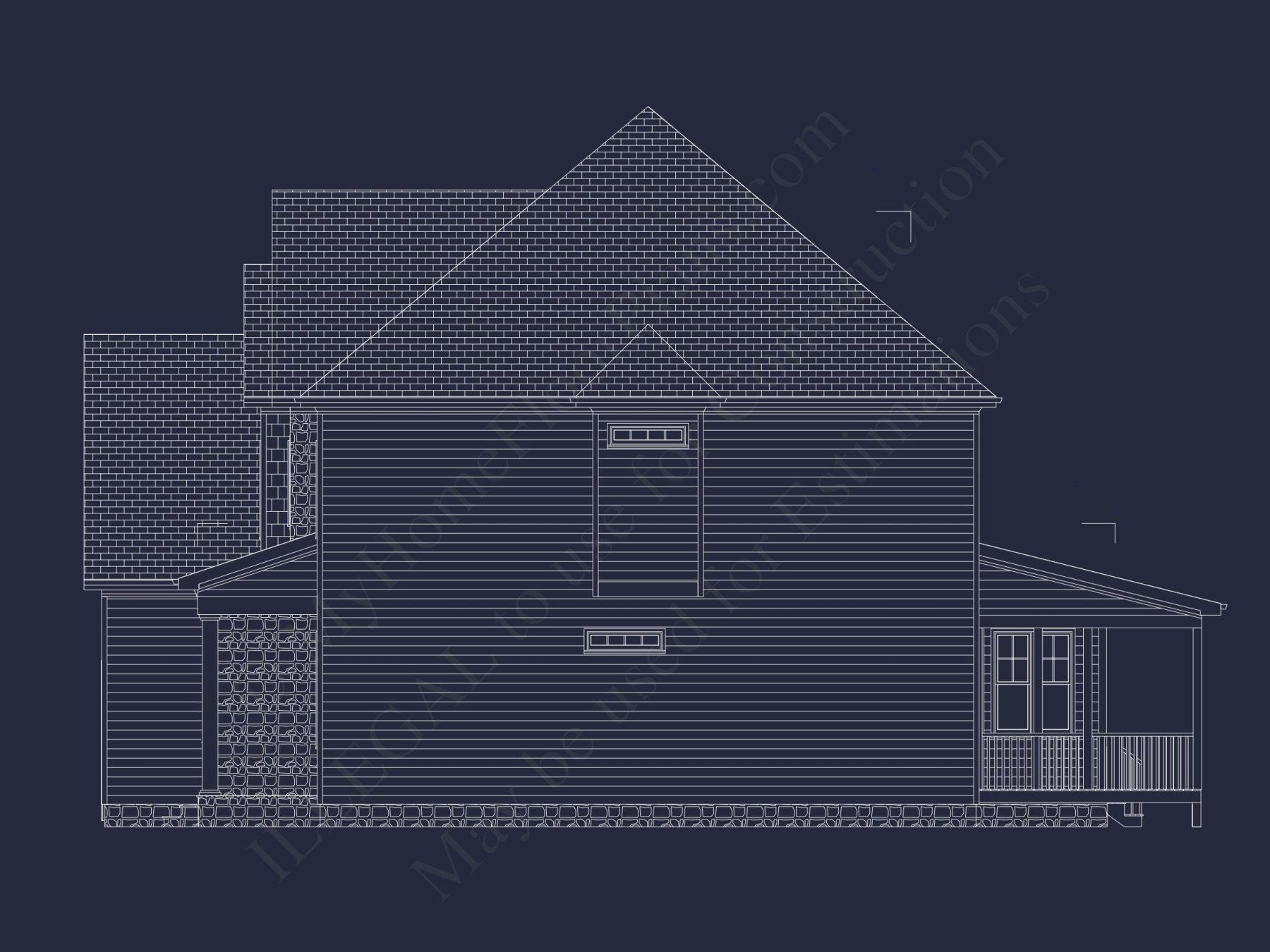 Spacious house Plan with 5 Bedrooms, CAD Blueprint Designs