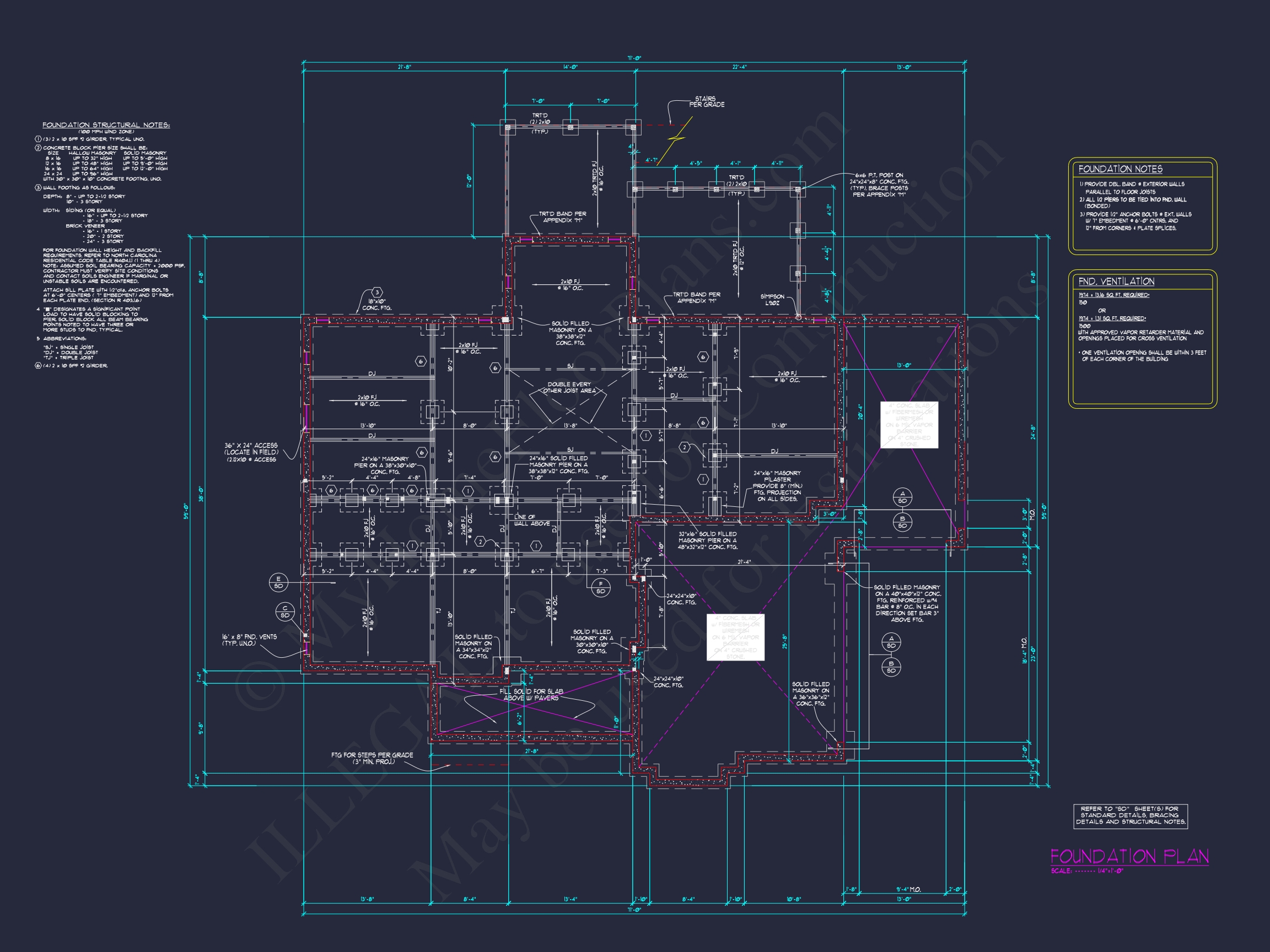 Spacious Home Plan with 5 Beds,4.5 Baths,and Modern Blueprint