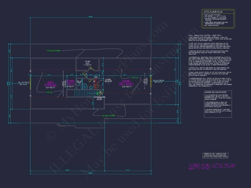 Spacious house Plan with 5 Beds, 4.5 Baths, and Modern Blueprint