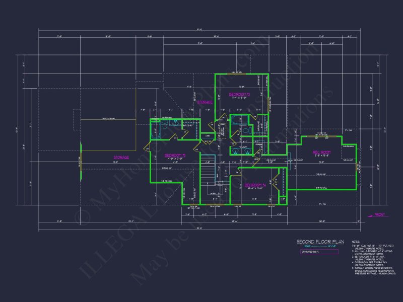 Spacious house Plan with CAD Blueprints & Modern Designs
