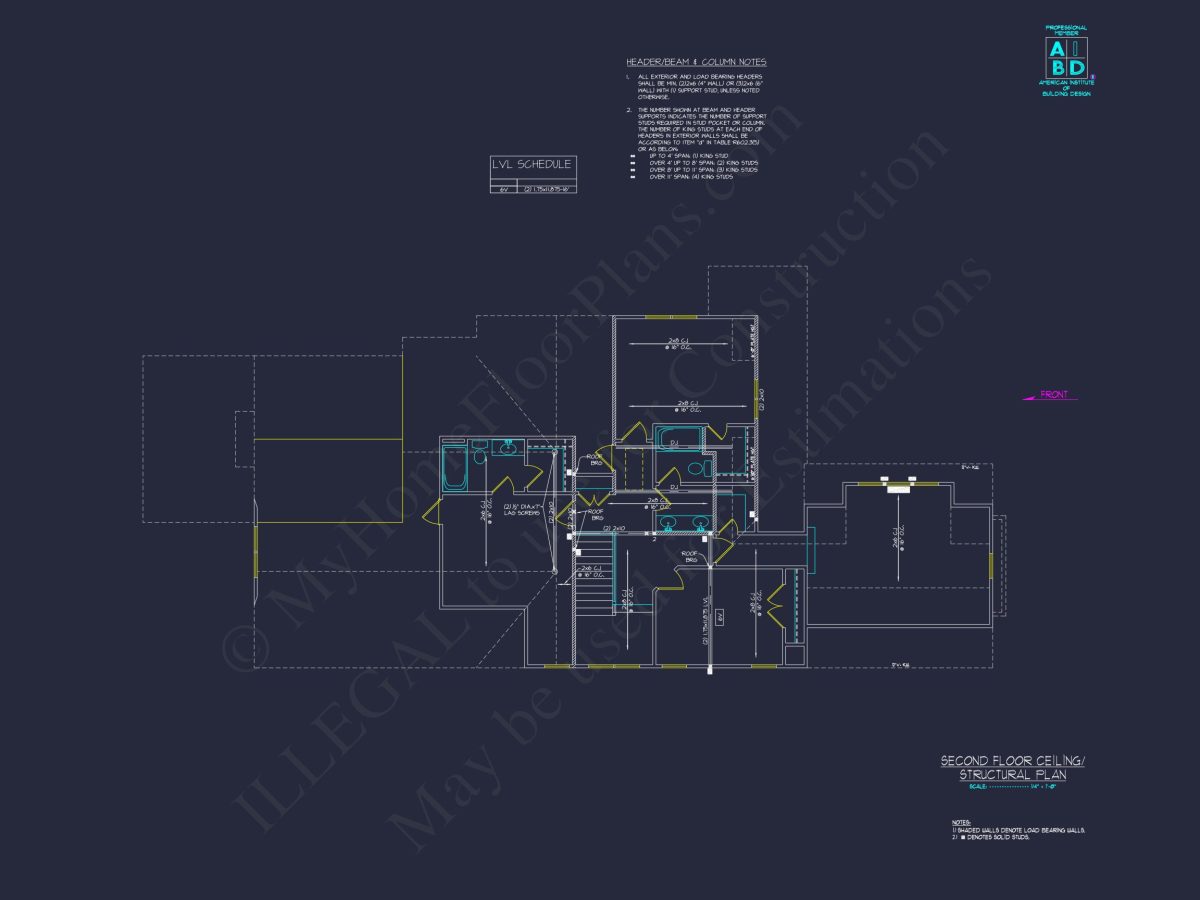 Spacious house Plan with CAD Blueprints & Modern Designs