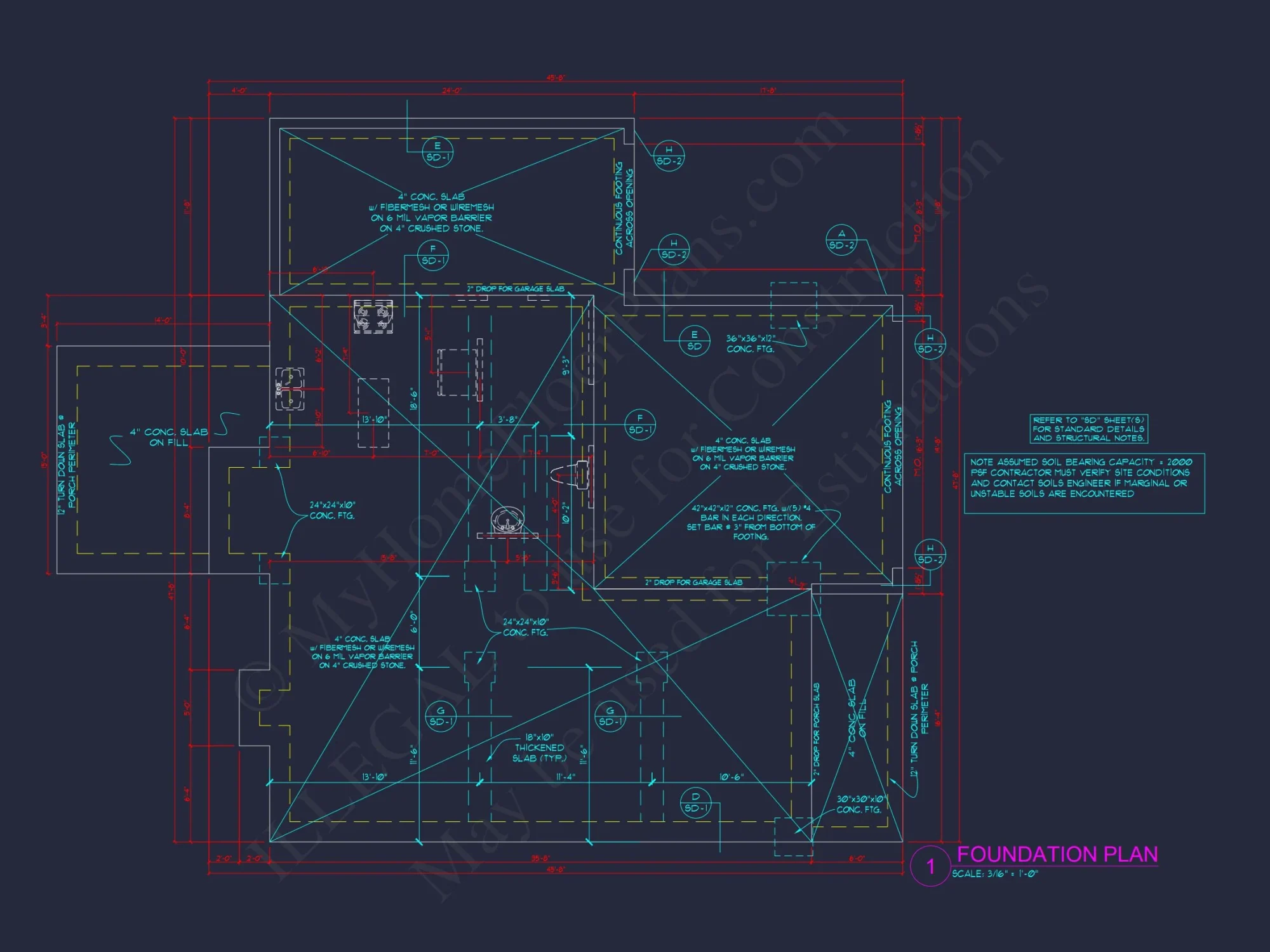 Spacious house Plan with CAD Designs and Blueprint Details