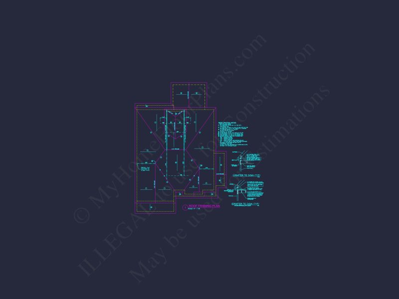 Spacious house Plan with CAD Floor Designs and Blueprint