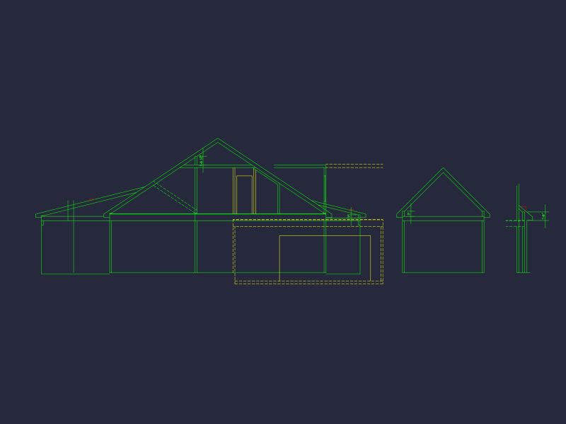 Spacious house Plan with Detailed CAD Designs and Floor Blueprint