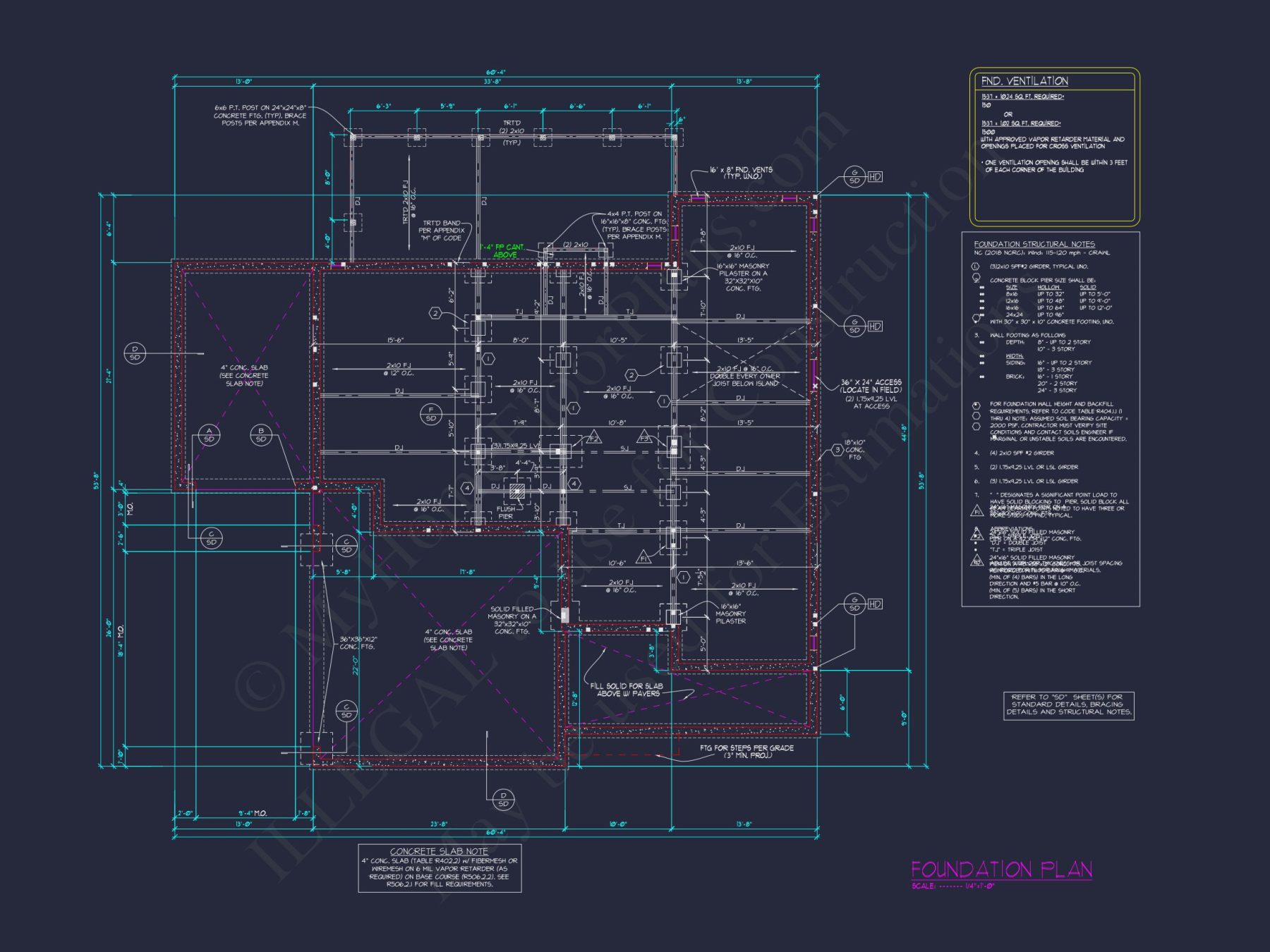 Spacious house Plan with Floor Plan and CAD Designs