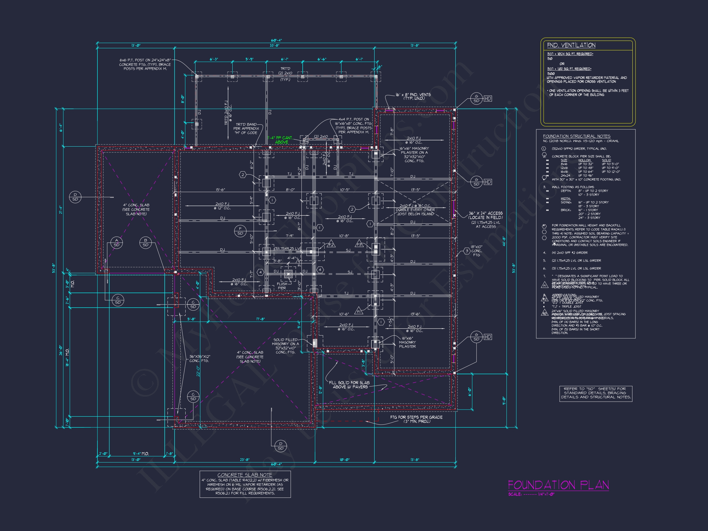 Spacious Home Plan with Floor Plan and CAD Designs