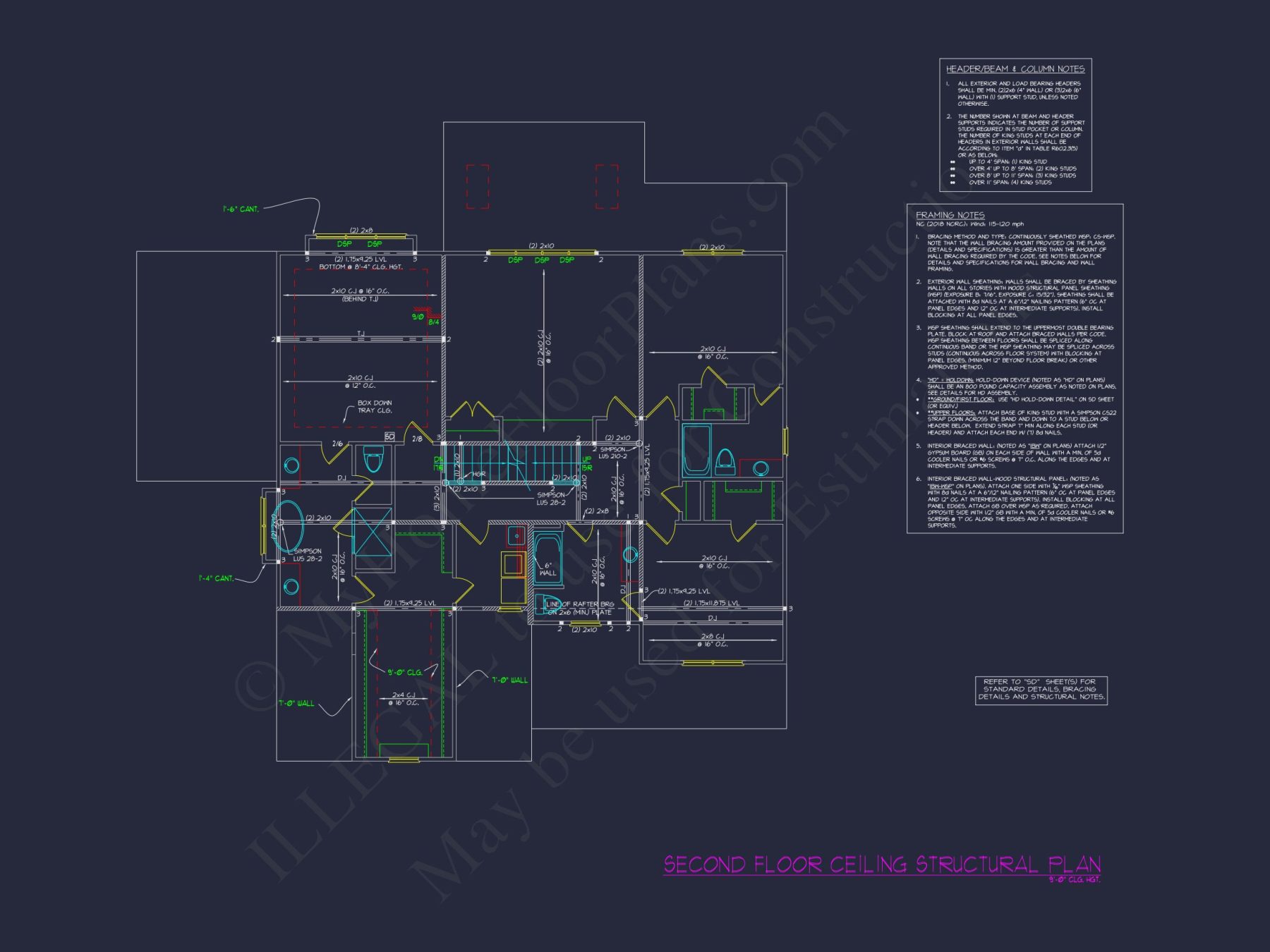Spacious house Plan with Floor Plan and CAD Designs