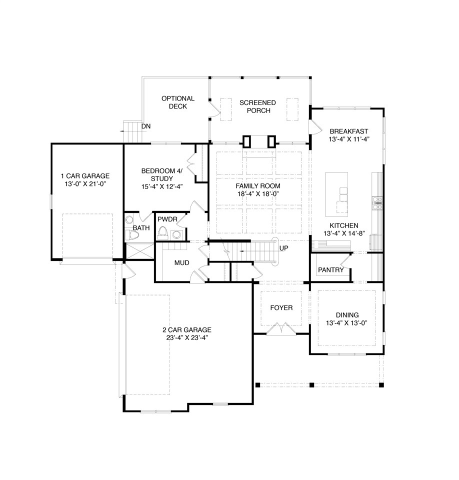 Spacious Home Plan with Floor Plan and CAD Designs