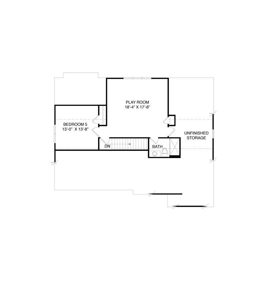 Spacious Home Plan with Floor Plan and CAD Designs