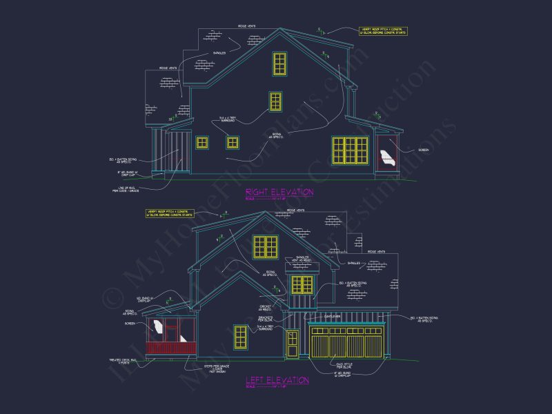 Spacious house Plan with Floor Plan and CAD Designs
