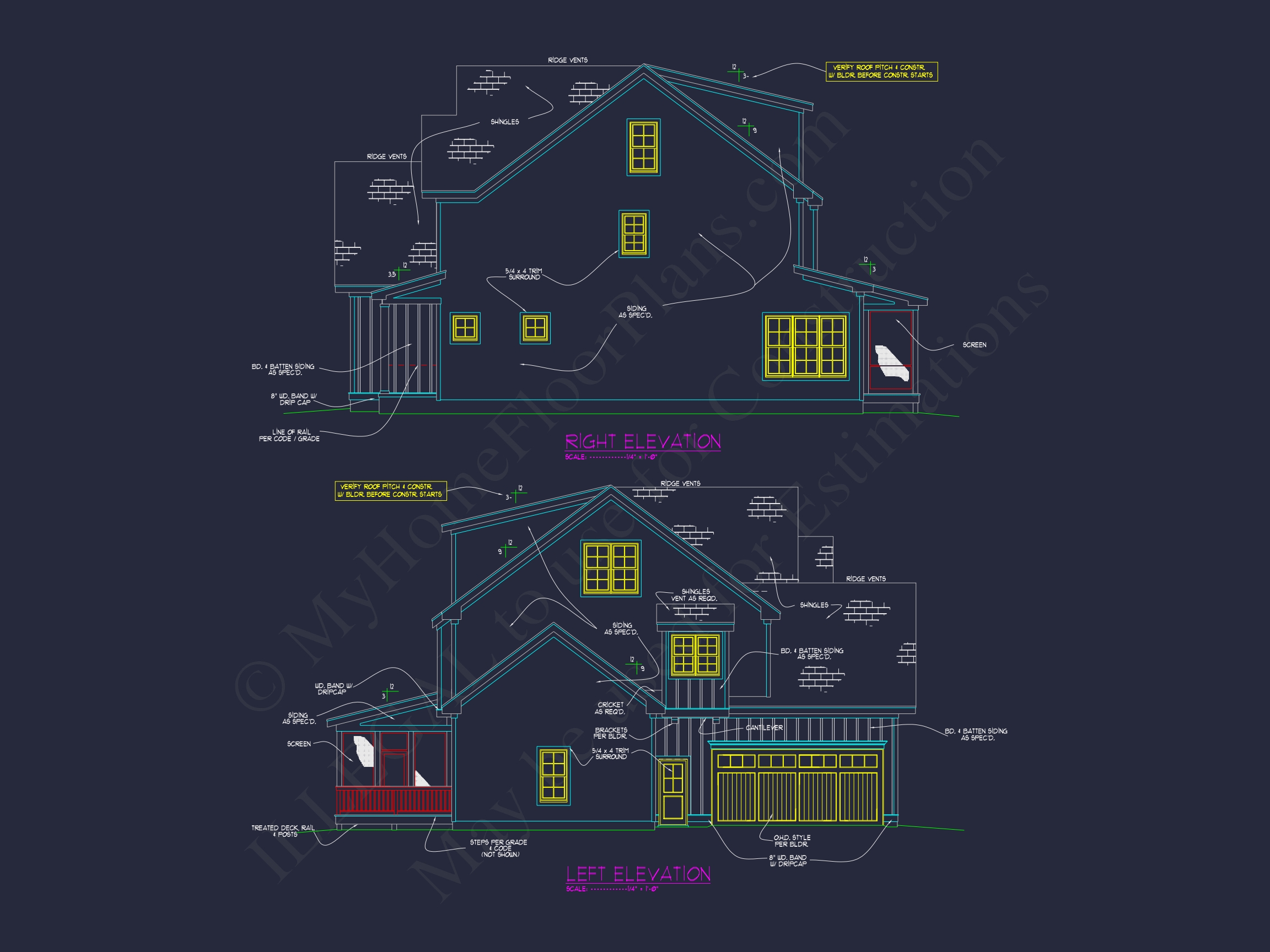 Spacious Home Plan with Floor Plan and CAD Designs