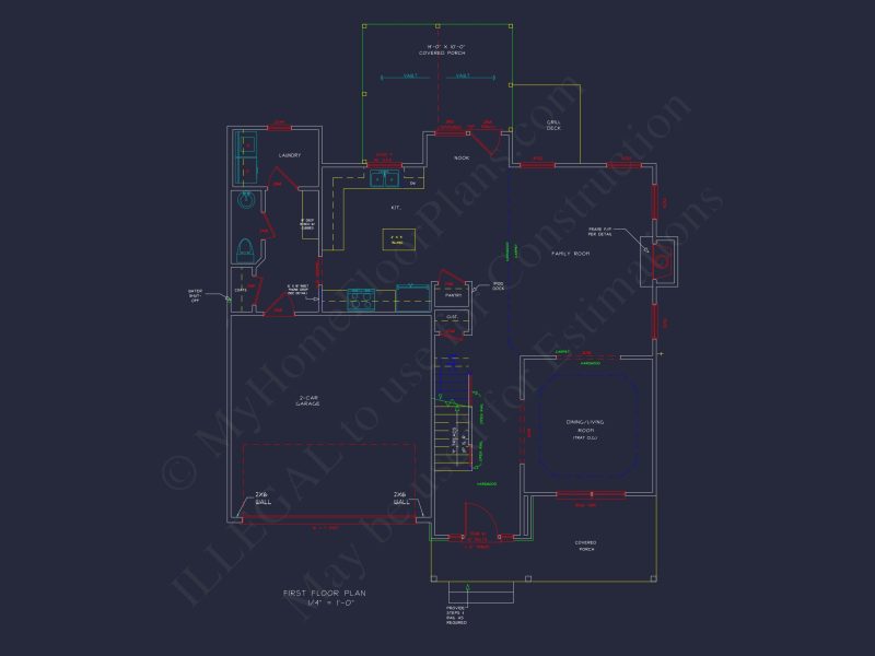 Spacious house Plan with Open Floor Plan and 4 Bedrooms